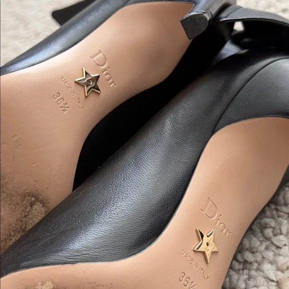 Dior leather bow booties - Picture 12 of 17